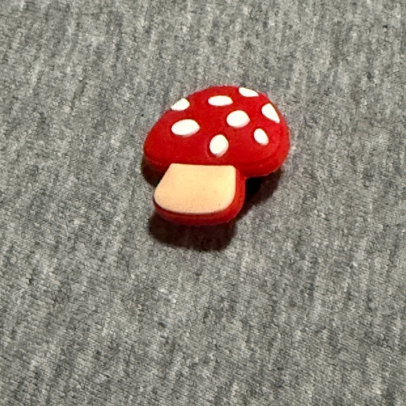 Other - Red Mushroom Kids Shoe Charm